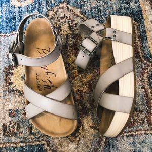 BLOWFISH PLATFORM SANDALS